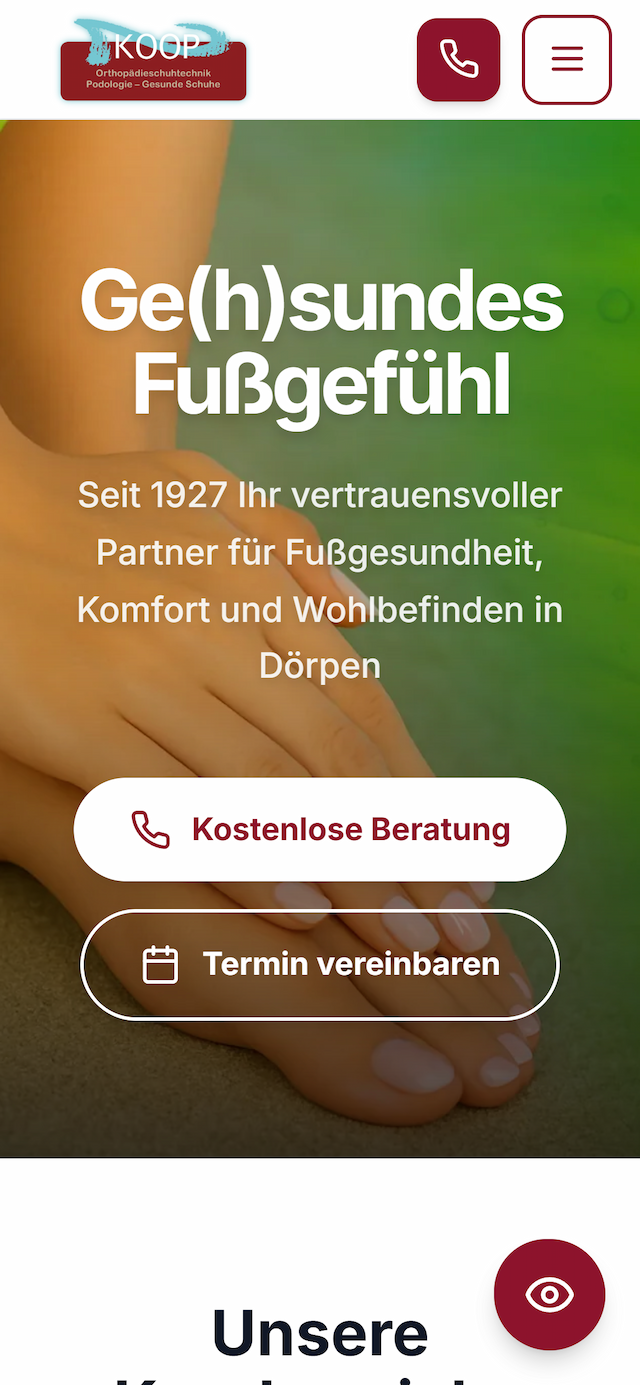 Orthopädie Koop Mobile Version